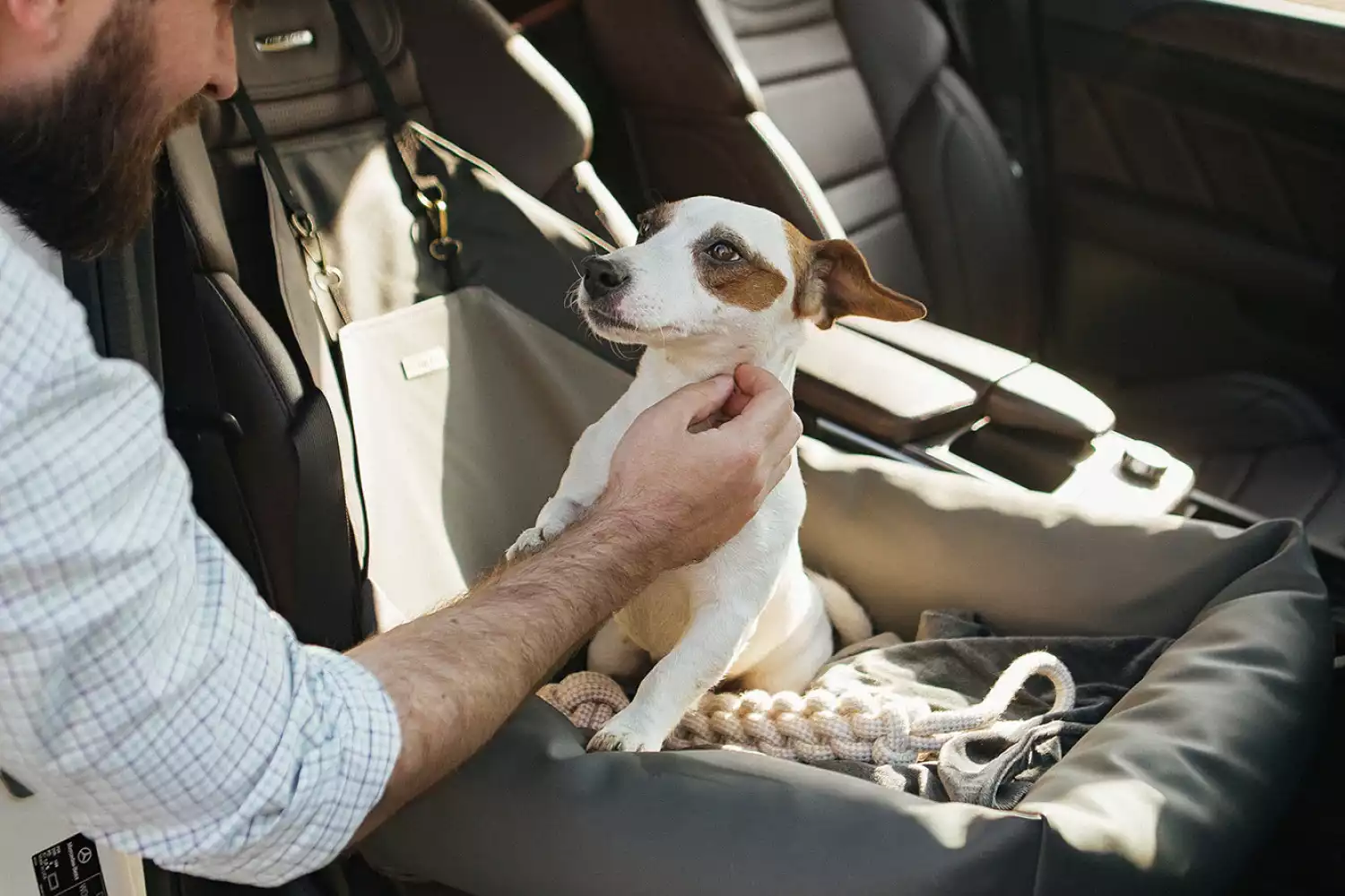 Tibetan Spaniels Dog Car Seat for Chevrolet Blazer