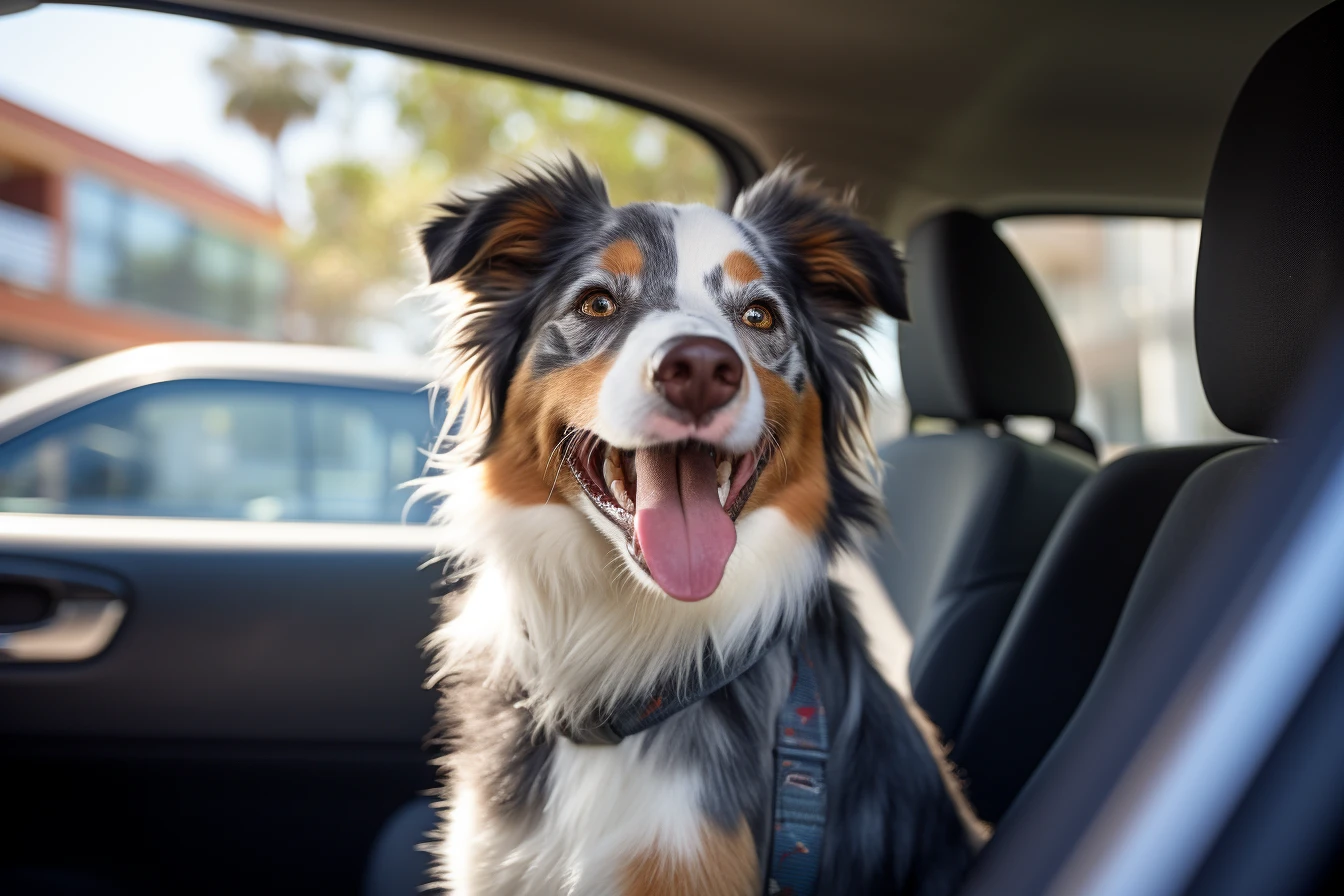 Nissan Rogue Dog Carrier Car Seat for Miniature American Shepherd