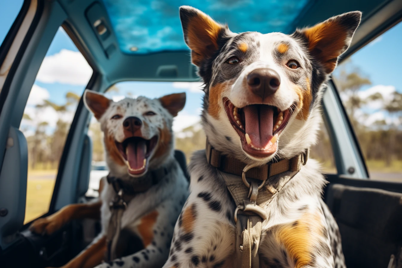 Kia Rio Dog Safety Belt for Australian Cattle Dogs