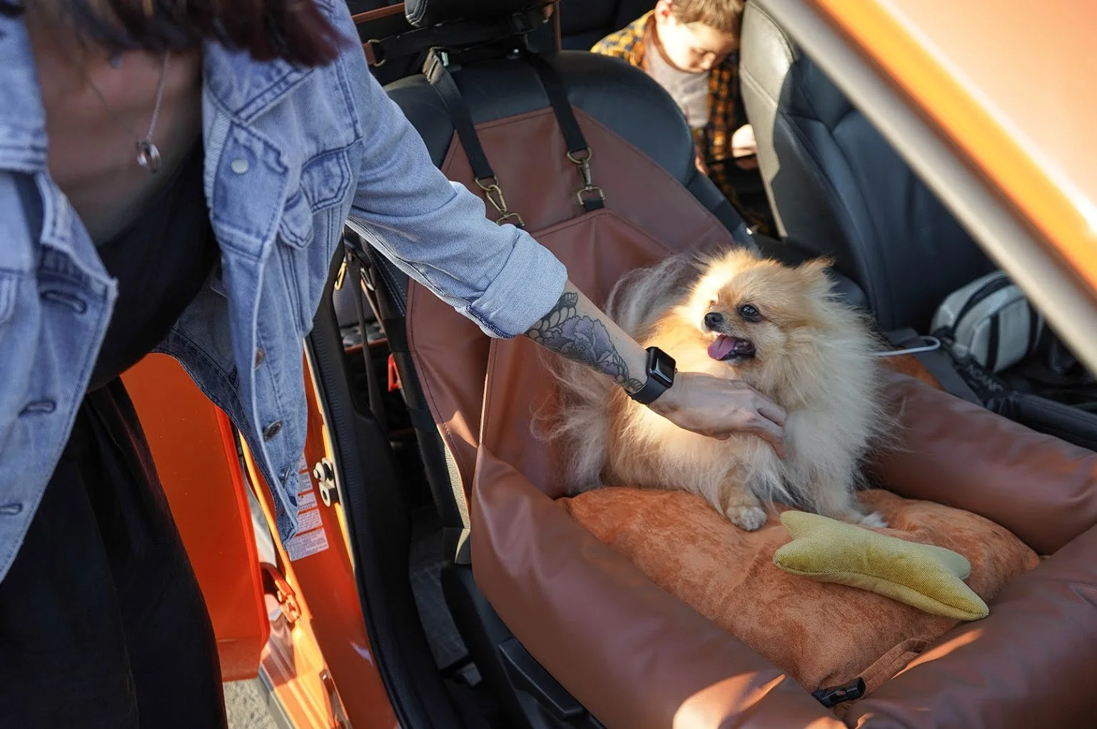 Tibetan Spaniels Dog Car Seat for Chevrolet Blazer